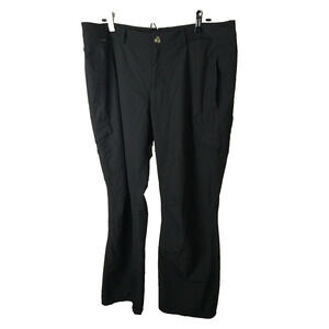 Eastern Mountain Sports Woman 16R Pants Black Activewear Cargo Nylon Lightweigh